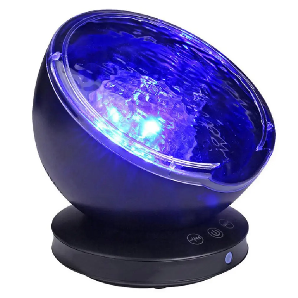 Спящая морская волна Маленькая ночная лампа Милая Удобная спальня Аврора