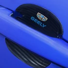 Наклейка из углеродного волокна для защиты дверных ручек от царапин для Geely Atlas Coolray Emgrand EC7 EC8 EX7 CK2 CK3 GL GS аксессуары