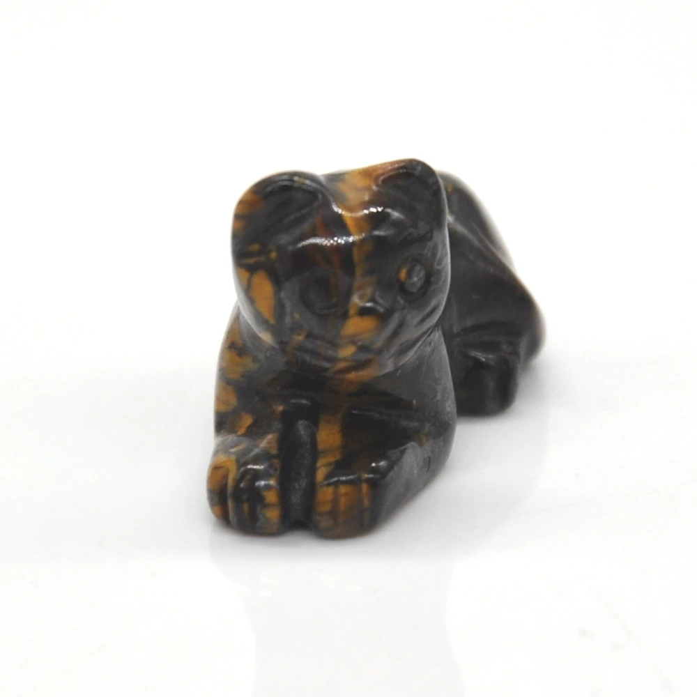 1 &quotмини фигурка кошки железа тигровый глаз натуральные камни резные изделия