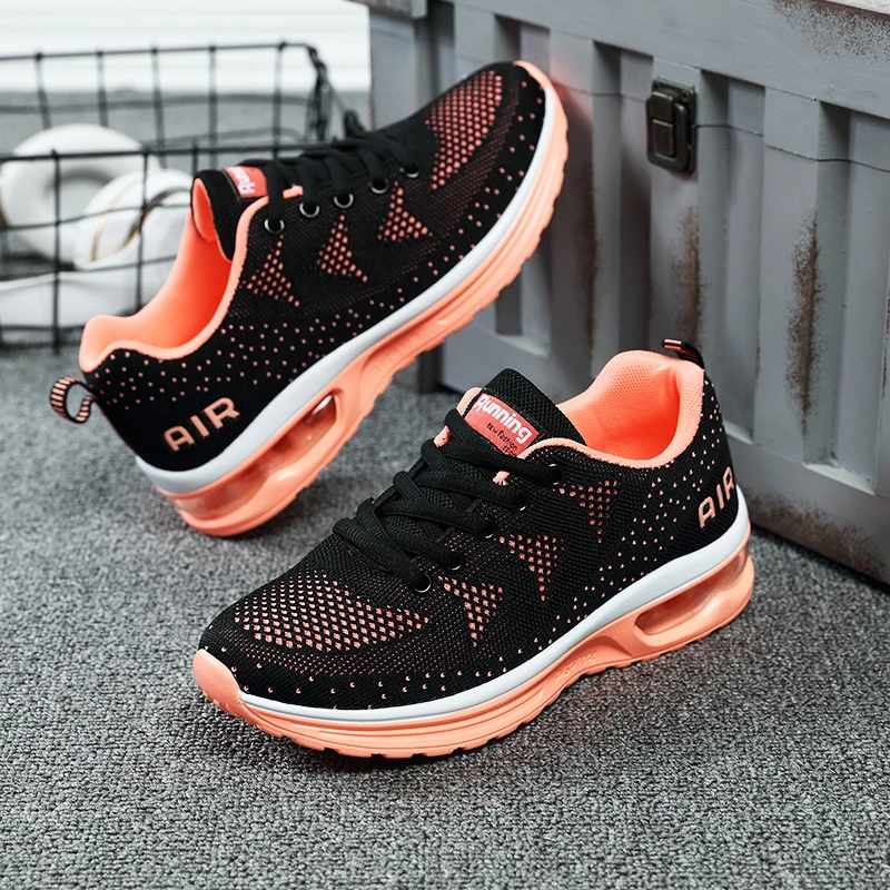 Кроссовки женские сетчатые Нескользящие дышащие с воздушной подушкой