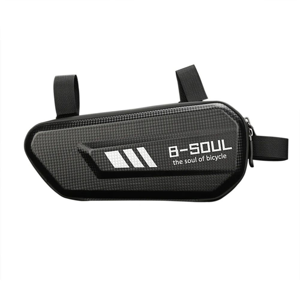 

Bike Hard Shell Bag Bicycle Frame Storage Bags Water Resistant Triangular Saddle Frame Pouch Bike Strap-on Zipper Bag