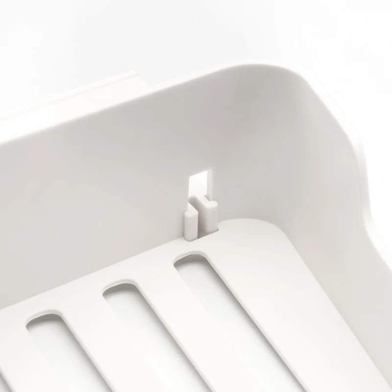 

Plastic Bathroom Kitchen Storage Rack Adhesive Wall Storage Rack