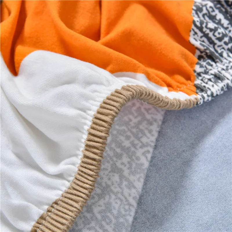 

Arc-shaped Stretch Sofa Cover Round Single-seater Chair Cover Non-slip 1-seat Chair Covers for Hotel Internet Cafe Club Bar