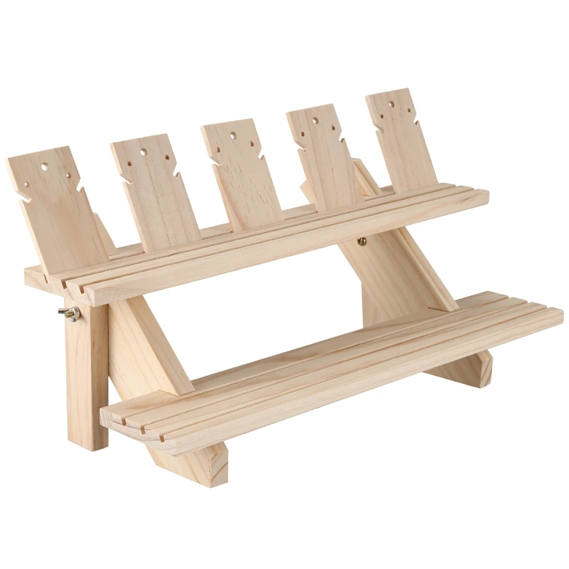 Ювелирные изделия дисплей Подвеска поднос Серьги Кольца Дисплей блоки Твердая