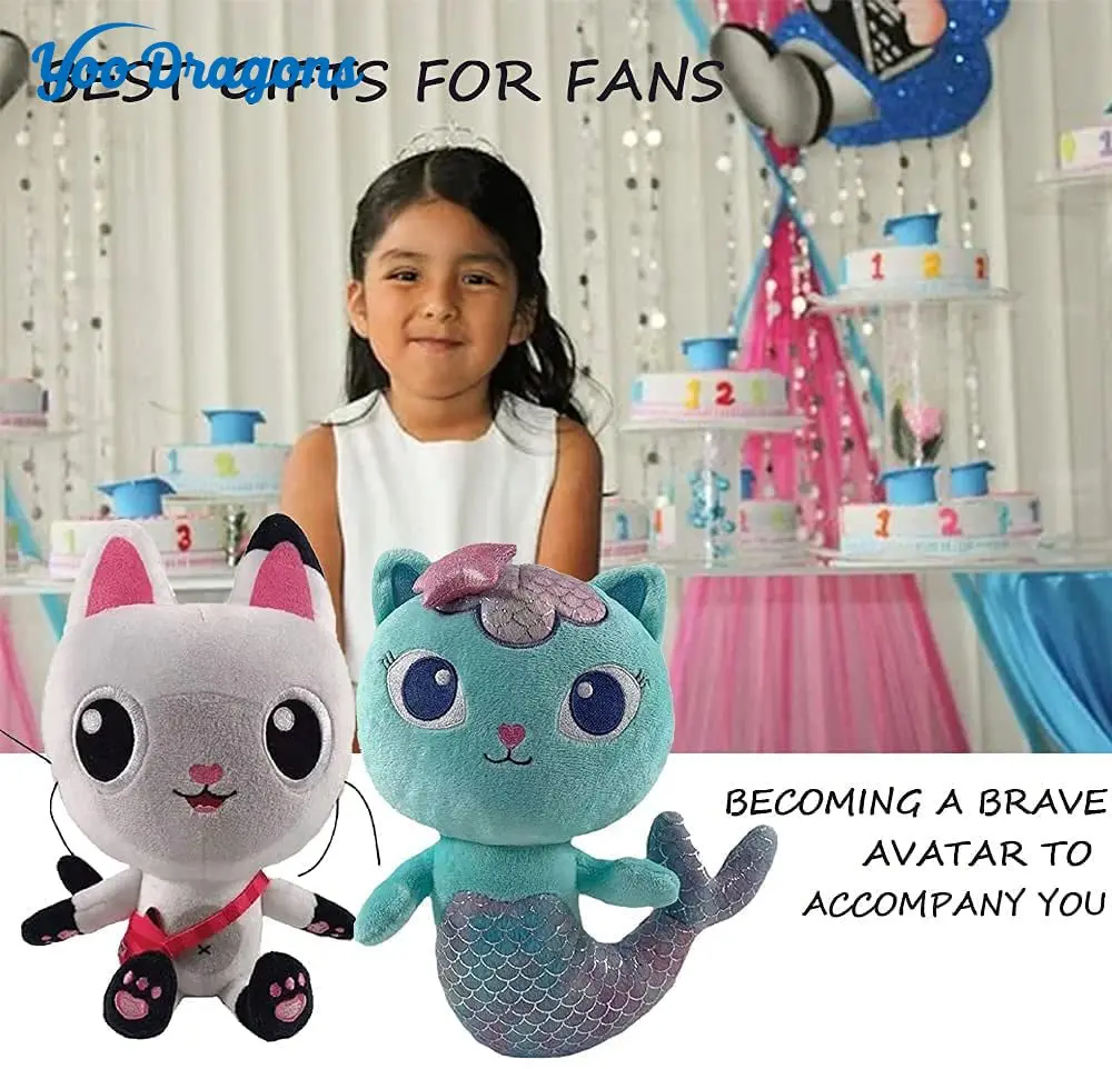 Игрушечный домик для кукол Gabbys мягкая плюшевая кошка с лапами рождественский