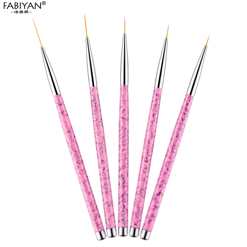 Подводка для рисования ногтей во французском стиле кисть цветами УФ-гель в