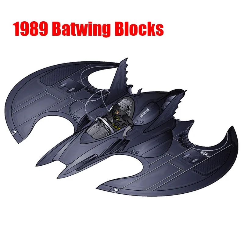 

1989 Batwing DC Series 50006 2438Pcs Compatible with 76161 85033 Model Building Blocks Bricks Kids Toys Christmas Gift