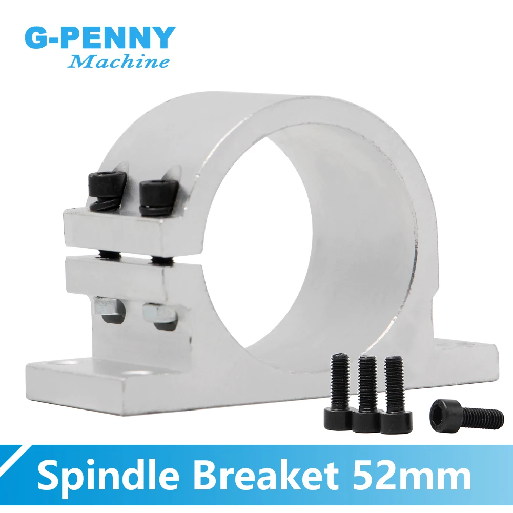 

52mm Spindle motor fixture aluminum Clamping Bracket amount bracket For CNC Woodworking spindle motor!