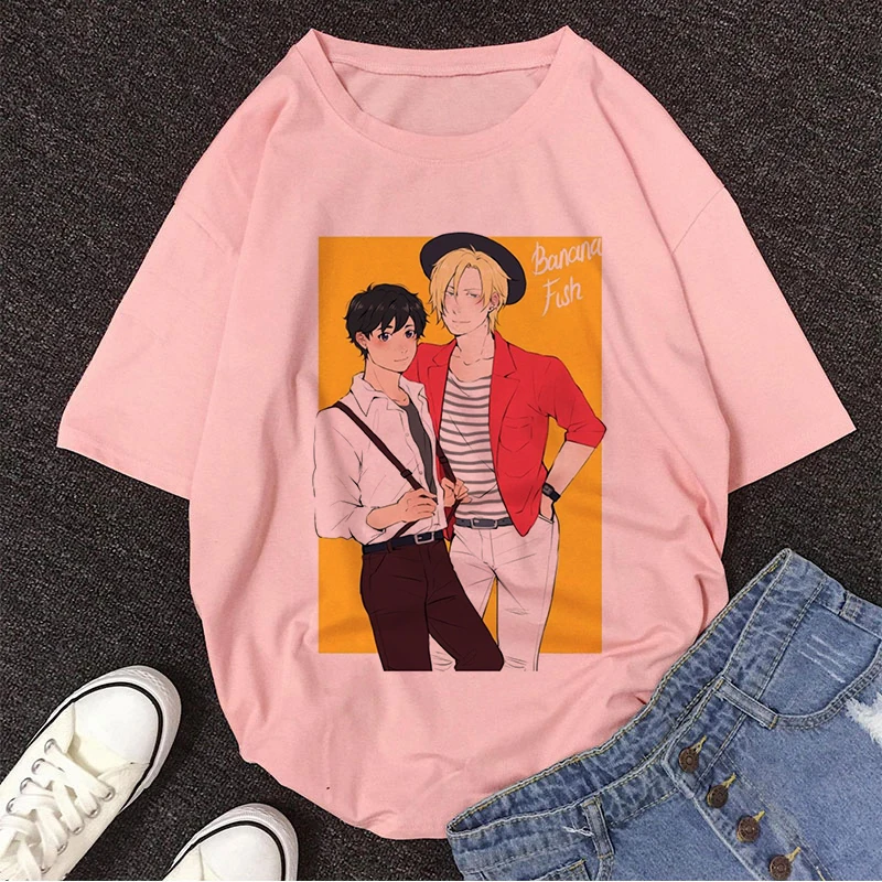 

Anime Cartoons Print Short Sleeve Shirts Harajuku TShirt Women Clothes Kawaii Tops Mujer Camisetas Vintage Casual Tees Plus Size