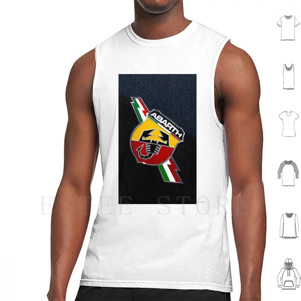 

Майка с логотипом Abarth, жилет с логотипом Abarth из углеродного волокна, винтажная трендовая Ретро трендовая популярная Красивая крутая Милая