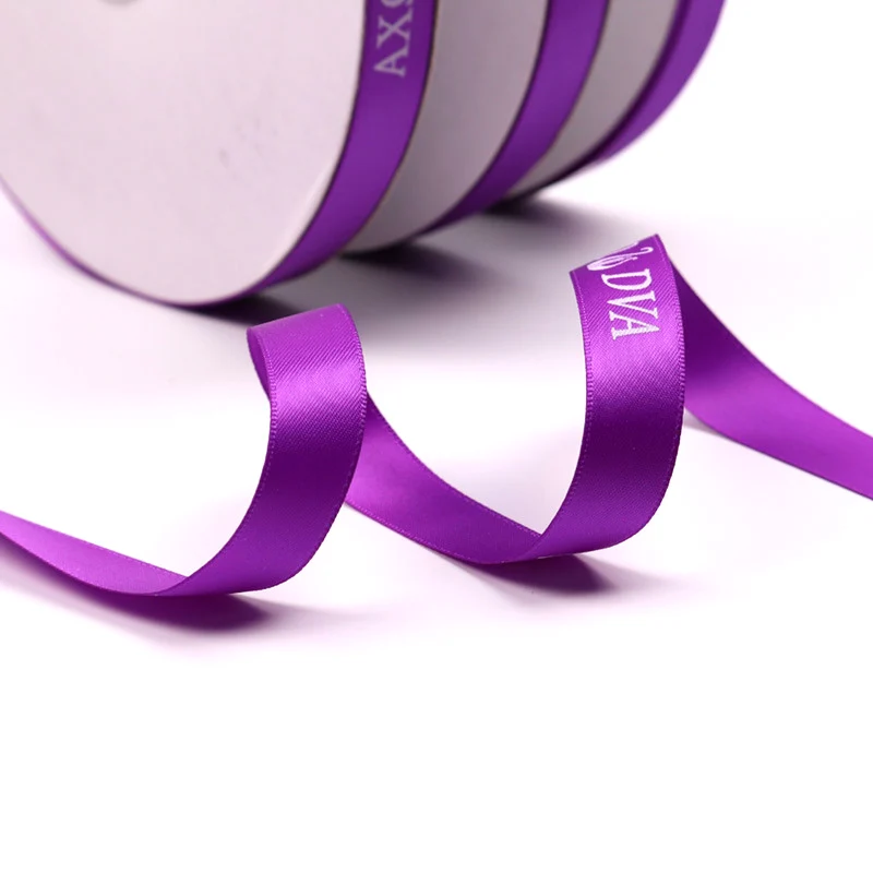 Двусторонняя лента из полиэстера с напечатанными буквами корсажная бантом