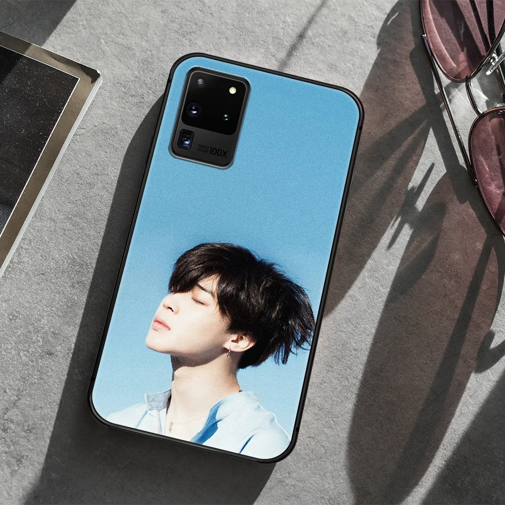 

Bangtan Boys JiMin Phone Case Cover Hull For Samsung Galaxy S 7 8 9 10 e 20 FE edge uitra plus Note 9 10 20 black Hoesjes