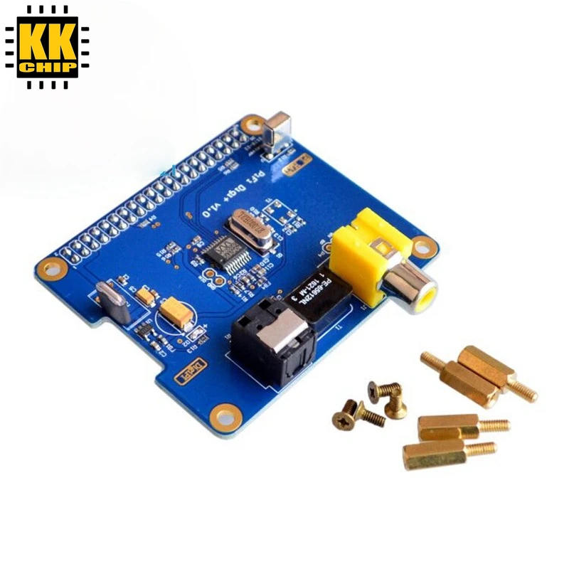 

Для Raspberry Pi 3/2B HIFI DiGi цифровая звуковая карта I2S цифровая аудио Плата расширения оптического волоконного модуля плата расширения