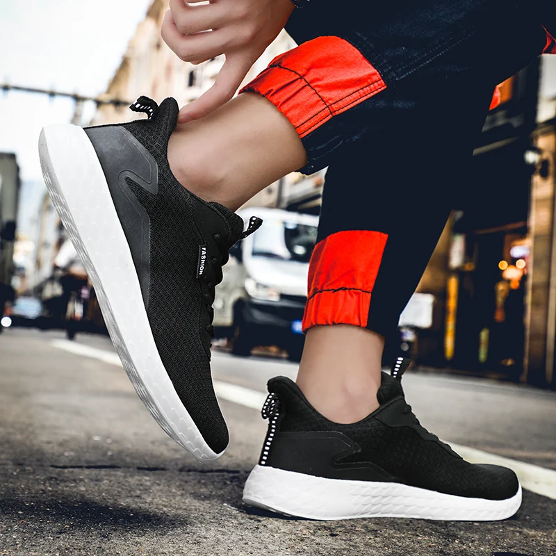 

Fashion Summer Shoes Men Casual Air Mesh Shoes Large Sizes 39-48 Lightweight Breathable Slip-on Flats Chaussure Homme Basket 48