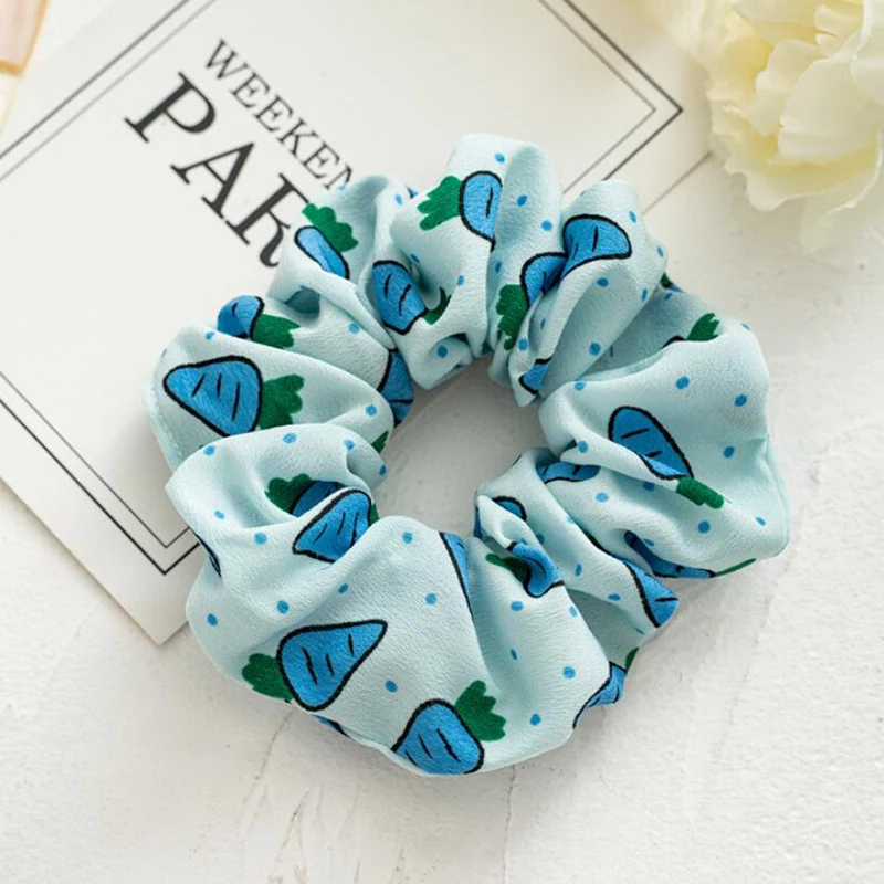 

Woman Scrunchies Polyester Hair Ties Girls Ponytail Holders Rubber Band Carrot Hairband Hair Accessories Gift Ponytail Fashion