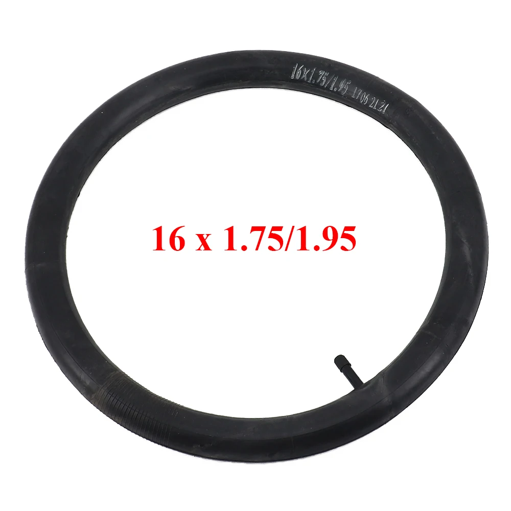 16 Inch Electric Vehicle Tire Replacement Accessories 16x1.75/1.95 Butyl Rubber Inner Tube
