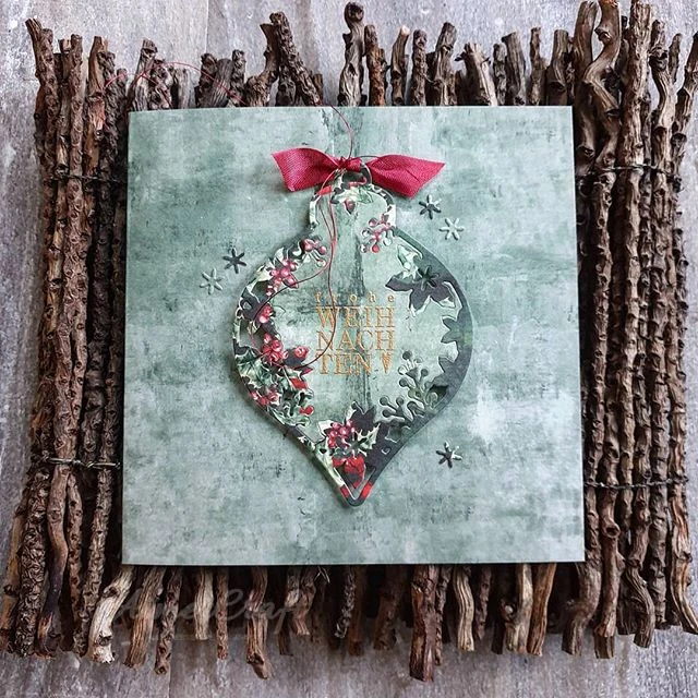 Металлические Вырубные штампы для подвесок Poinsettia декоративные рукоделия