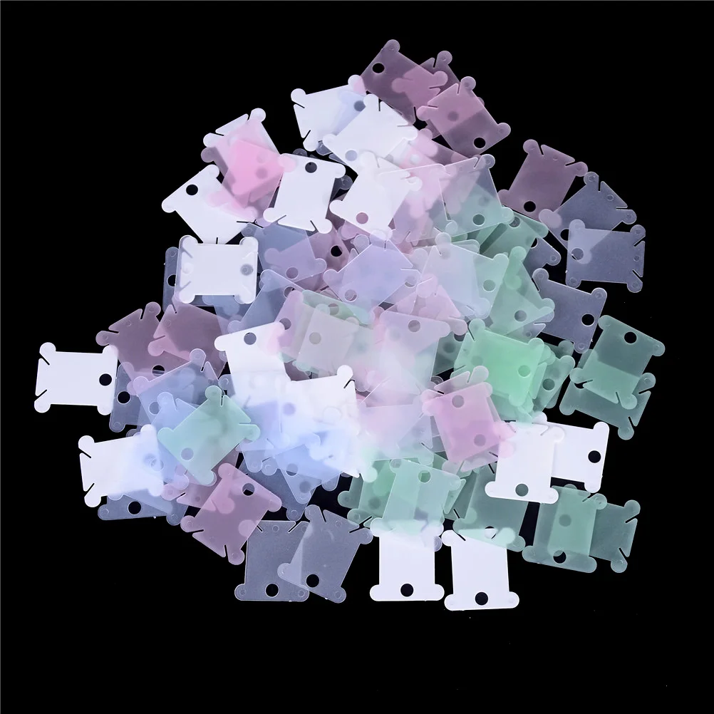 100 искусственная пластиковая вышивка нить рукоделие держатель для хранения