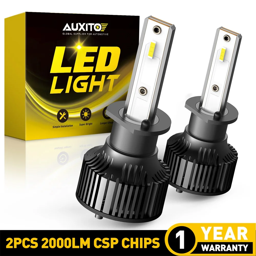 

Лампа светодиодная для автомобильных фар, 2 шт., H1 LED Turbo H7 H4 9003