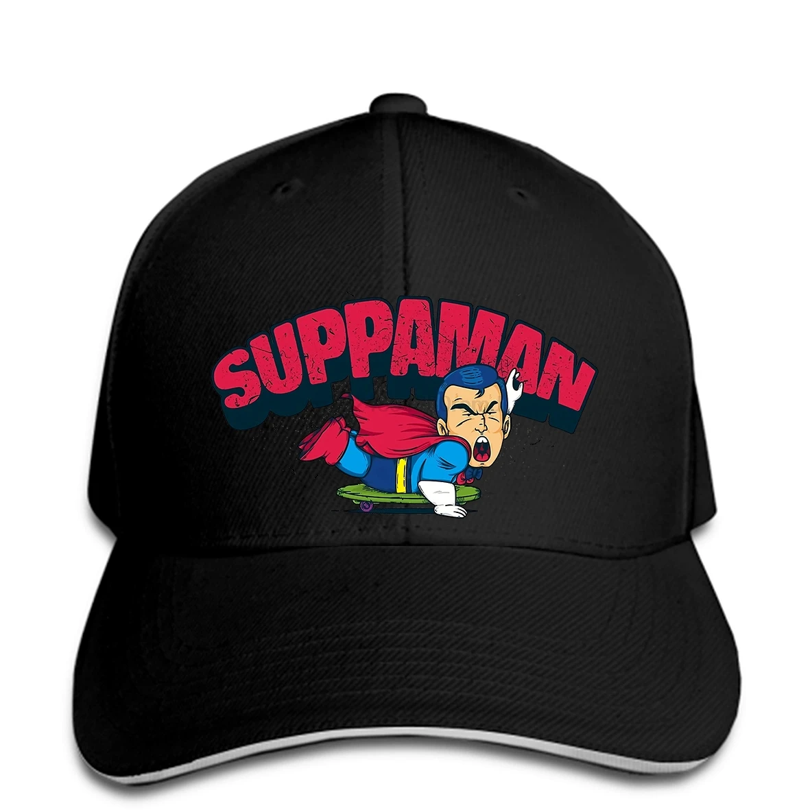 Бейсболка с рисунком Dr.Slump Arale Suppaman able S Homme бейсболка козырьком|Мужские бейсболки|