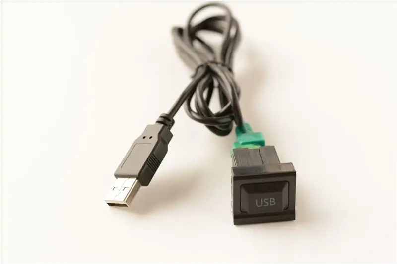 

USB Switch Button USB Cable Adapter For Volkswagen CD Player Radio