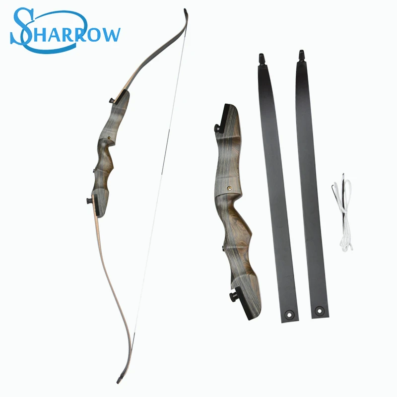 

Рекурсивный лук 62 дюйма, лук с длинным луком, 18 ~ 40 фунтов, стрельба из лука, вынос из чистой древесины, охота, высокопрочные аксессуары для ст...