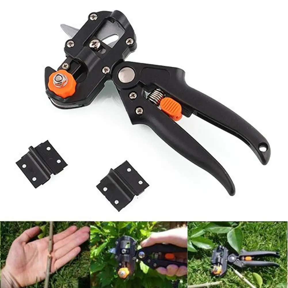 

Hot Garden Tools Pruner Chopper Vaccination Cutting Tree Garden Grafting Tool with 2 Blades Plant Shears Scissors Dropshipping