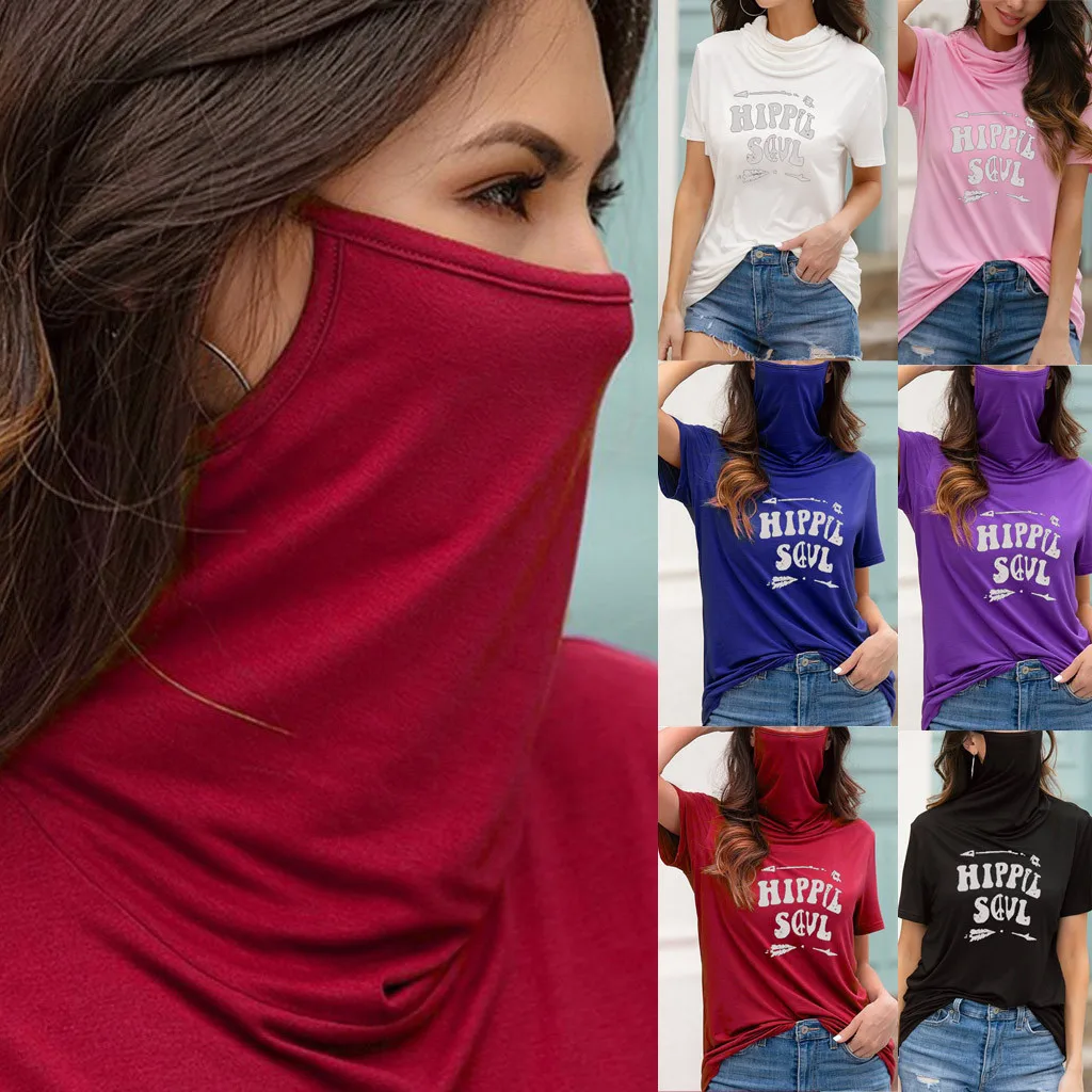 Женская Пыленепроницаемая маска для лица с высоким воротом повседневный