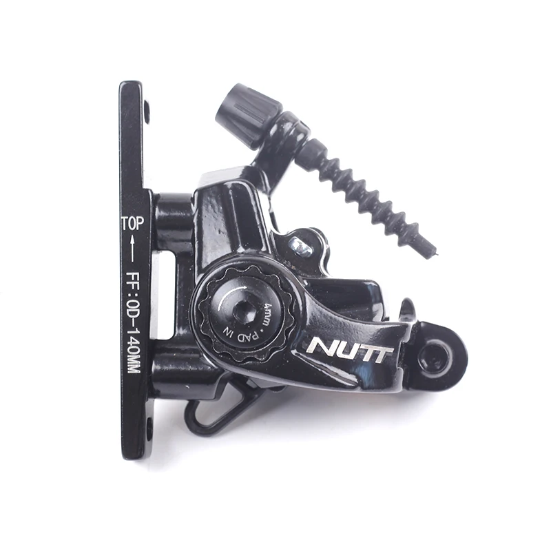 NUTT Mechanical Road Bike Disc Brake Double Action Flat Mount 140mm 6-Bolts Rotor Bicycle Caliper Front &amp Rear | Спорт и