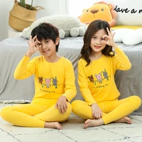childrens thermal underwear set boys de rong autumn clothes autumn pants baby girls home clothes pajamas