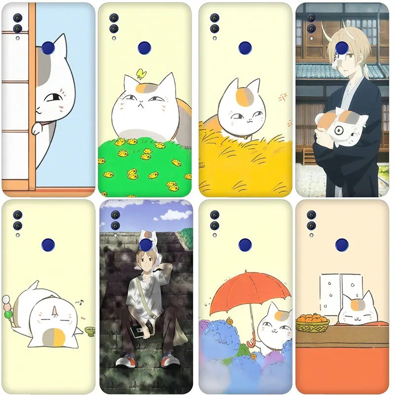 Мягкий Силиконовый ТПУ чехол с изображением кошки Nyanko Sensei natove Yuujinchou для Huawei P8 P9 P10