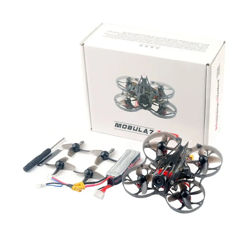 

Гоночный Дрон Happymodel Mobula7 HD 2-3S 75 мм Crazybee F4 Pro BWhoop FPV PNP BNF с мини-камерой Splite3 Liite FPV