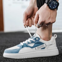 2021 new spring and autumn casual sports shoes fashion wear resistant running shoes microfiber leather comfortable mens shoes