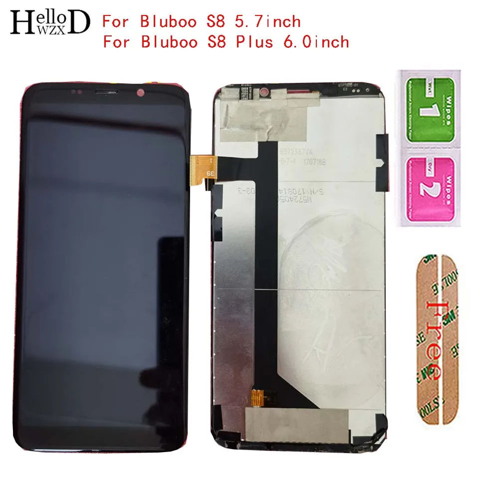 Мобильный ЖК дисплей для Bluboo S8 / Plus + сенсорный экран дигитайзер панель в сборе
