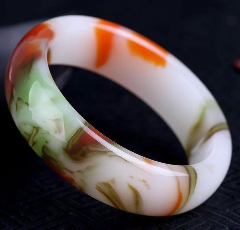 

Hot Selling Natural Men Women Jewelry Colorful Jade Bangles Bracelet Jewellery Fashion Accessories Gifts Lucky Amulet Bracelets