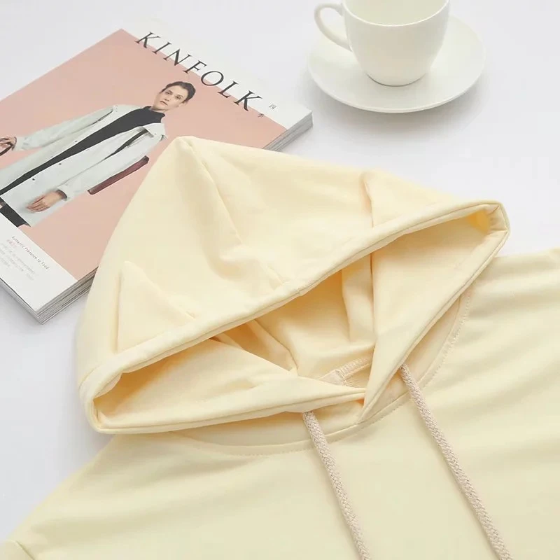 Женские толстовки с капюшоном MERRY PRETTY милые пуловеры длинным рукавом и