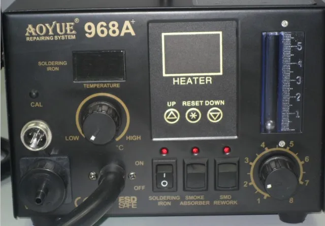 Сварочное оборудование 3 в 1 AOYUE 968A высокопроизводительное бессвинцовое