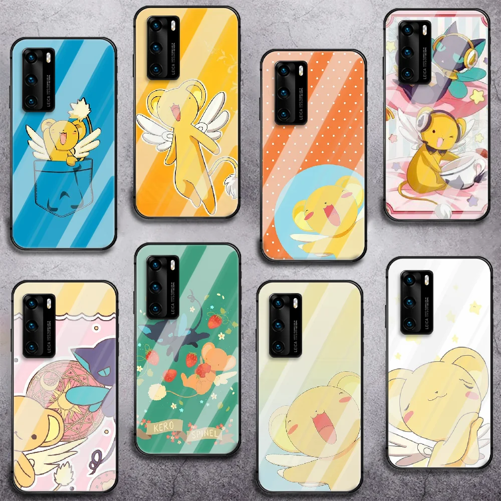 

Card Captor Tempered Glass Phone Case Cover For Huawei Honor Mate P 8 9 10 20 30 40 A X I Pro Lite Smart 2019 Hoesjes Coque