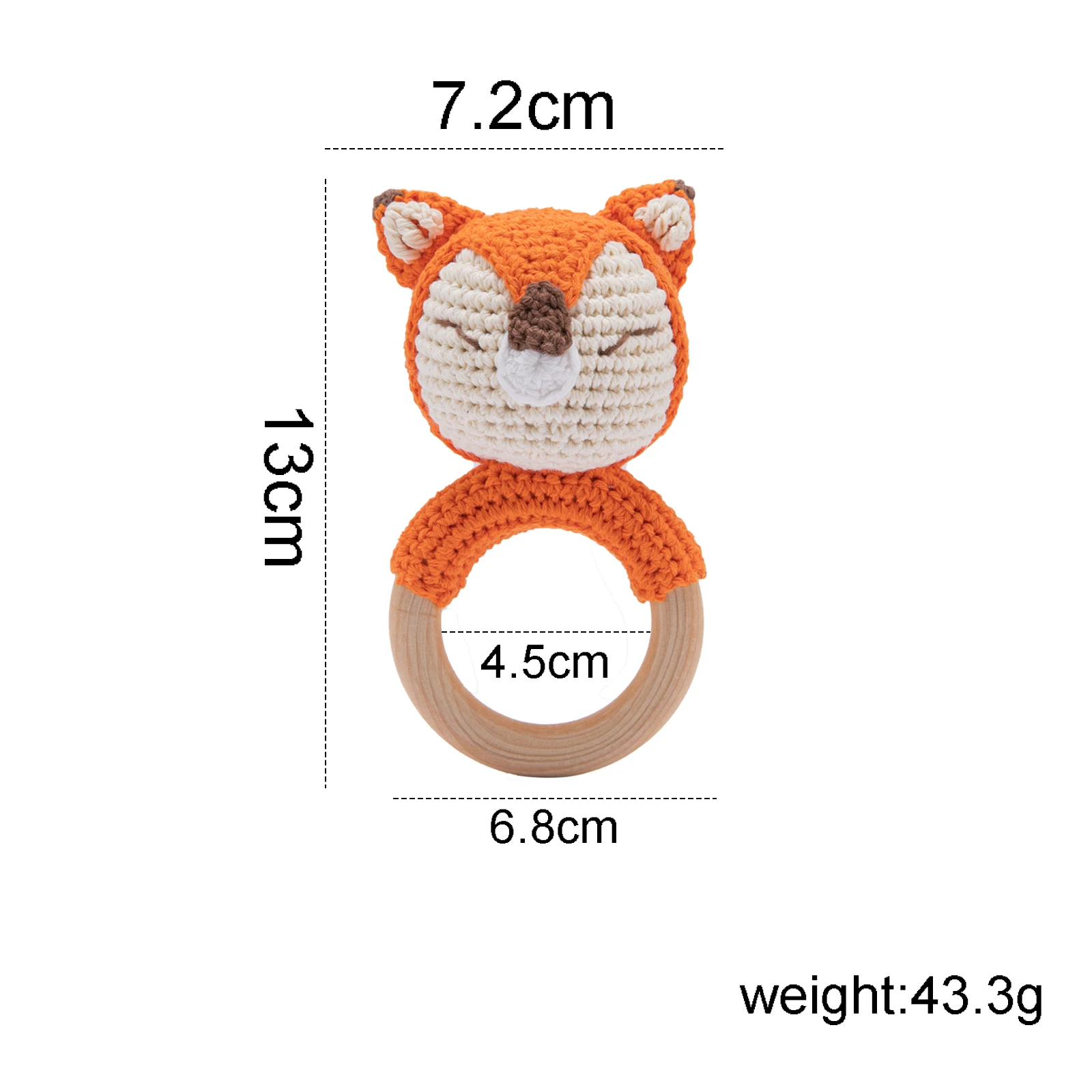 1 шт. деревянный Прорезыватель для зубов новорожденных | Игрушки и хобби