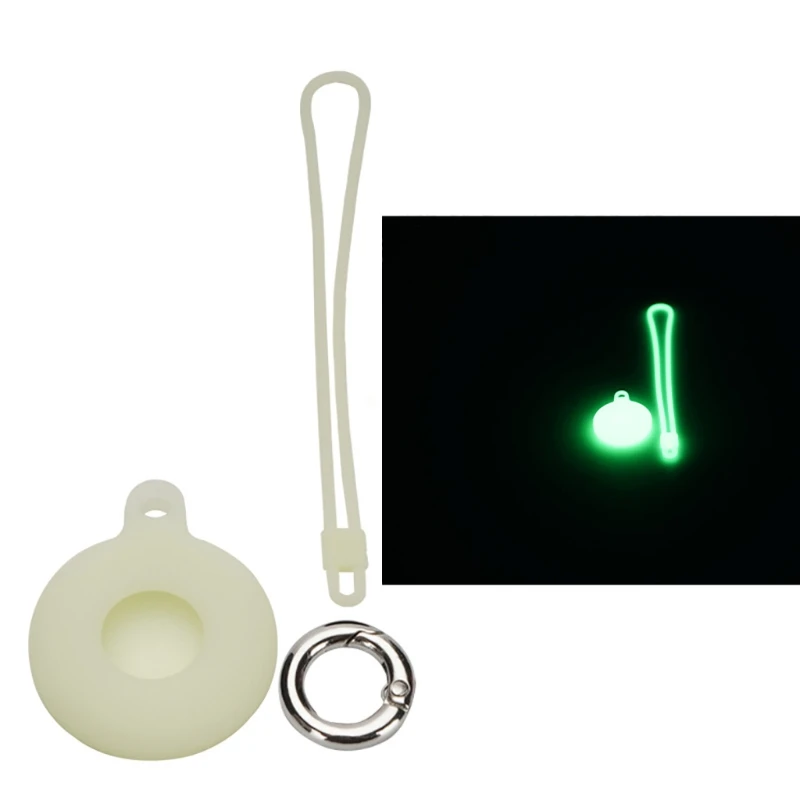 

Silicone Tracker Cover Keychain Anti-lost For Airtags Protective Sleeve For Locator Tracker 95AF
