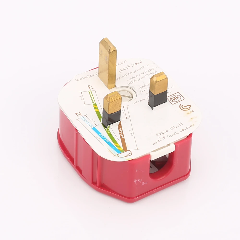 MK Hospital собственности 13UK Hi Fi DIY end AC power electric(M) плавленый 13A мужской 3 контактный