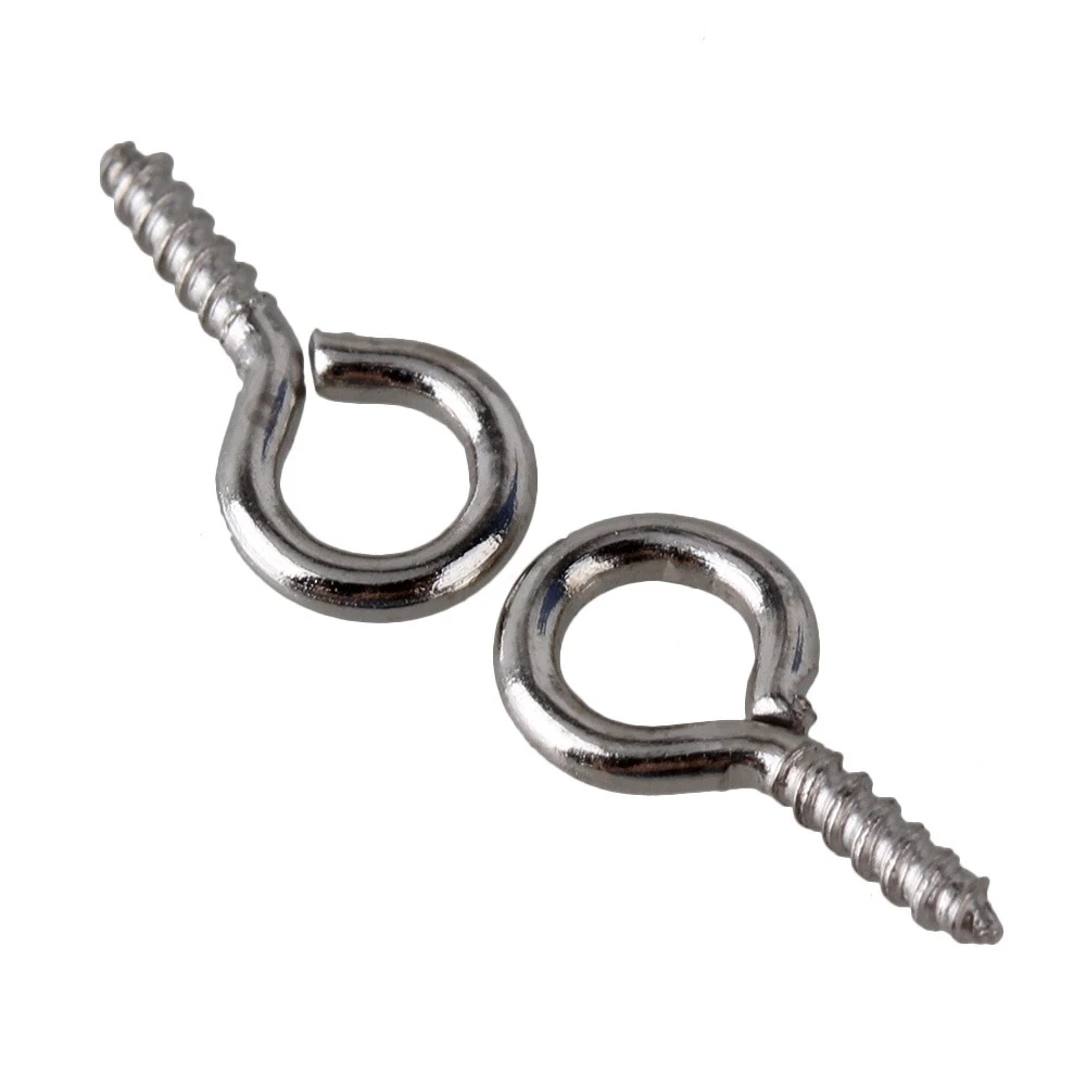 

Крошечные мини-штифты Eyepins, крючки, петли, винты серебряные 0,3 # набор из 100