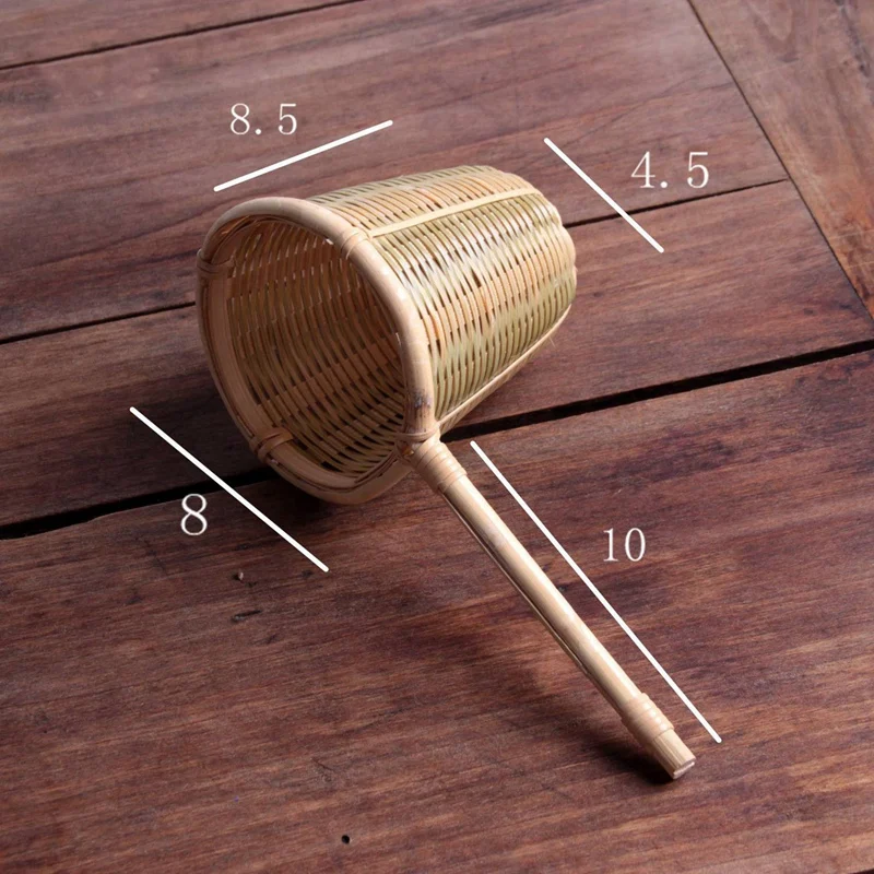 Nature Bamboo Tea Strainer Filter Colander Infuser Handmade Weave Crafts Novelty Tool Kung Fu Gadgets Gift | Дом и сад