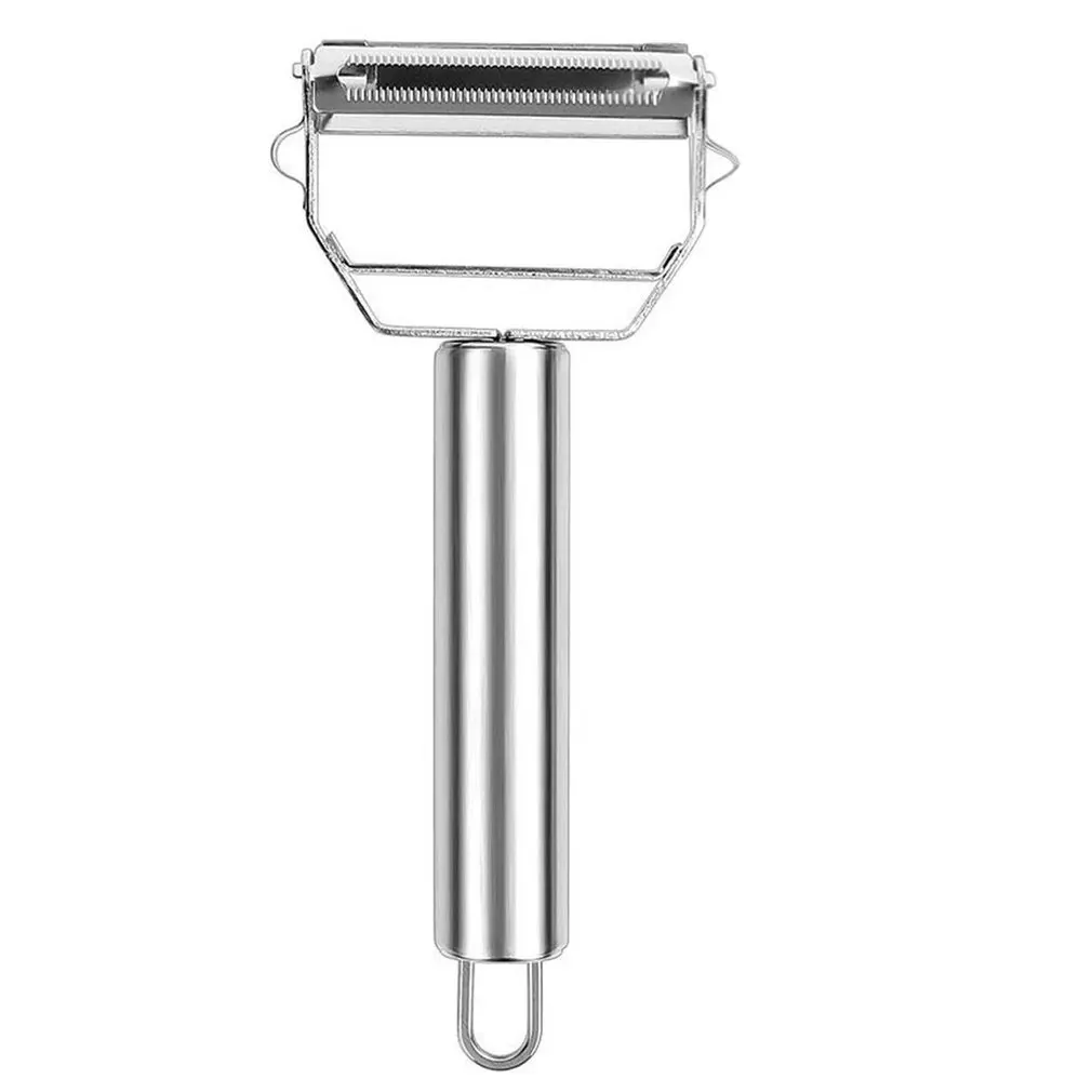 

Stainless Steel Double-head Multifunctional Grater Vegetable Peeler Kitchen Tool Julienne Peeler Potato Carrot Grater