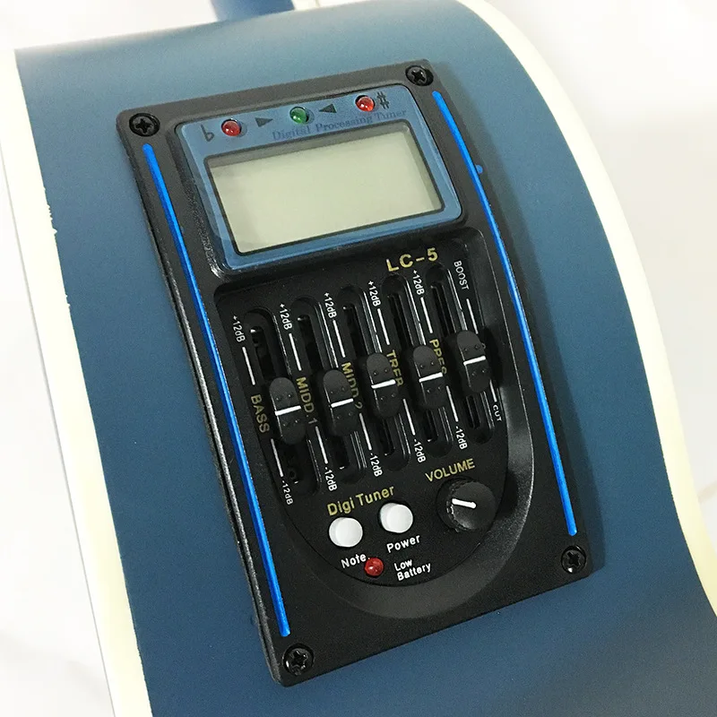 41 дюймовая фолк гитара акустическая с клаксоном электрогитара из липы