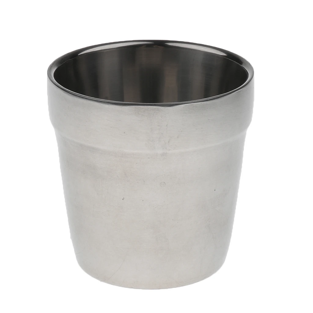 Mini Stainless Steel Coffee Mugs Drink Cup Beer Wine Double Walled Insulated Travel Mug for Hot &amp Cold Drinks (16oz) | Дом и сад
