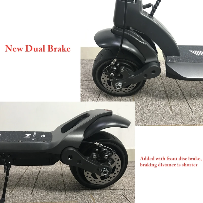 Электрический скейтборд Mercane WideWheel PRO 1000 Вт 48 В двойной двигатель дисковый тормоз