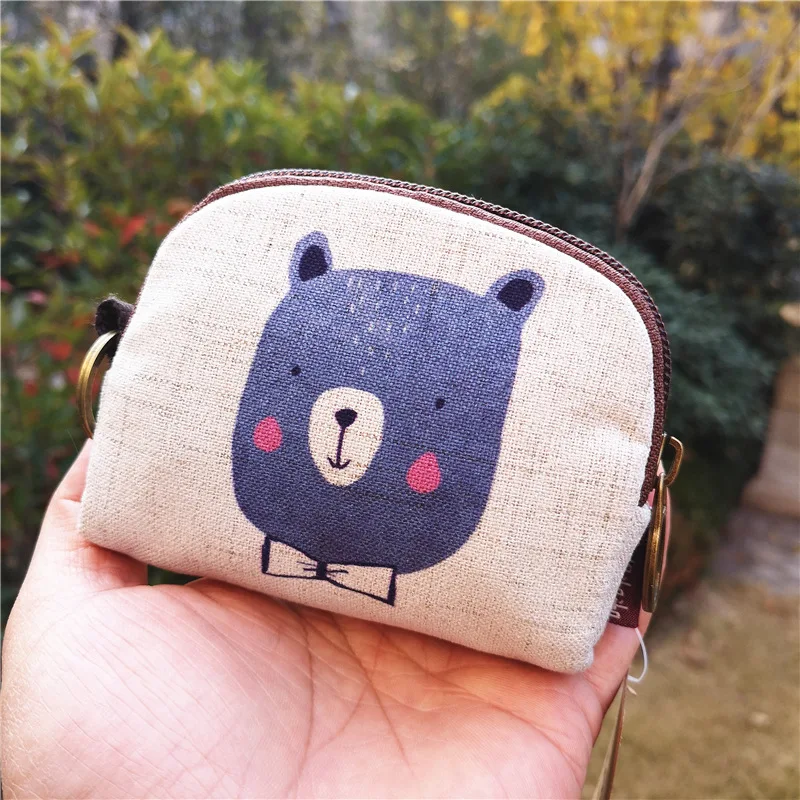 33 Милый короткий кошелек, женский кошелек, Маленький милый мультфильм животных, чехлы для карт и ключей, сумка для денег, сумки для девочек, Дамский кошелек для детей - Цвет: 33