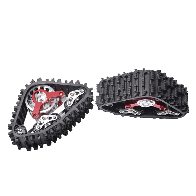 2PCS RC SCX10 Tracked Wheel Snow Tires High Quality for 1/10 90018 Ghosts Upgrade Parts of The Wheeled Car Modified Sno | Игрушки и