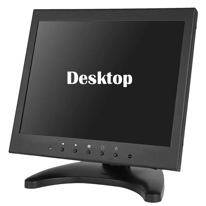 Desktop monitor ZHIXIANDA 10 дюймов ips емкостный сенсорный монитор сердечного ритма для рабочего стола или открытая рамка дисплея с HDMI VGA/D-Sub BNC AV USB вход - Цвет: Desktop monitor